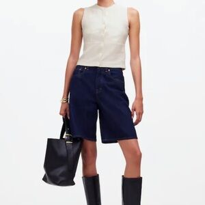 NWT- Madewell Cream Textured Knit Vest